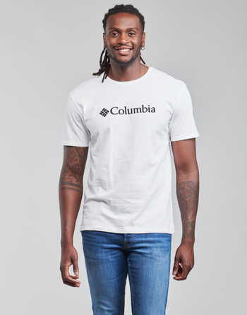 vaatteet Miehet Lyhythihainen t-paita Columbia CSC BASIC LOGO SHORT SLEEVE Valkoinen