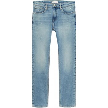 vaatteet Miehet Skinny-farkut Tommy Jeans DM0DM10251 SCANTON Sininen