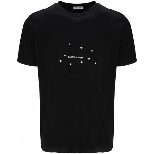 vaatteet Miehet Lyhythihainen t-paita Yves Saint Laurent BMK577087 Musta