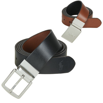 Asusteet / tarvikkeet Miehet Vyöt Polo Ralph Lauren Reversible Belt Gift Set Musta / Ruskea