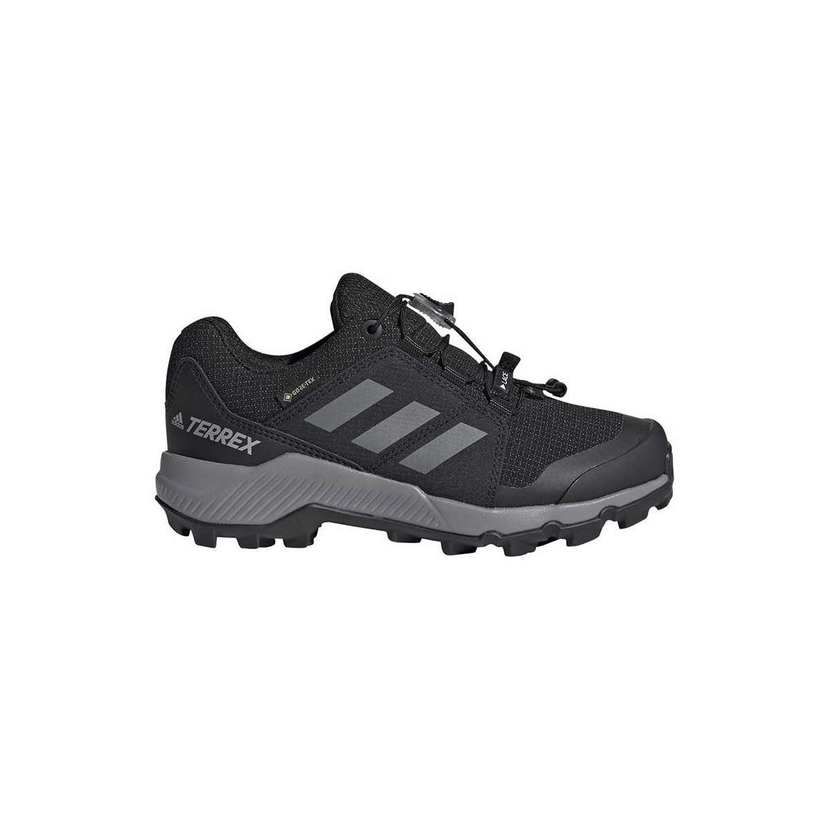 kengät Lapset Juoksukengät / Trail-kengät adidas Originals Terrex Gtx K Harmaat, Mustat