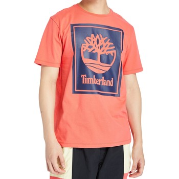 vaatteet Miehet Lyhythihainen t-paita Timberland 164213 Oranssi