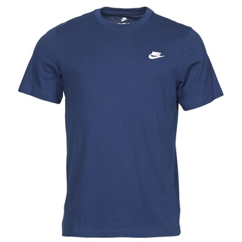 vaatteet Miehet Lyhythihainen t-paita Nike NIKE SPORTSWEAR CLUB Sininen / Valkoinen