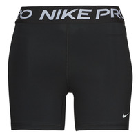 vaatteet Naiset Shortsit / Bermuda-shortsit Nike NIKE PRO 365 Musta / Valkoinen