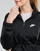vaatteet Naiset Verryttelypuvut Nike W NSW ESSNTL PQE TRK SUIT Musta / Valkoinen