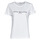 vaatteet Naiset Lyhythihainen t-paita Tommy Hilfiger HERITAGE HILFIGER CNK RG TEE Valkoinen