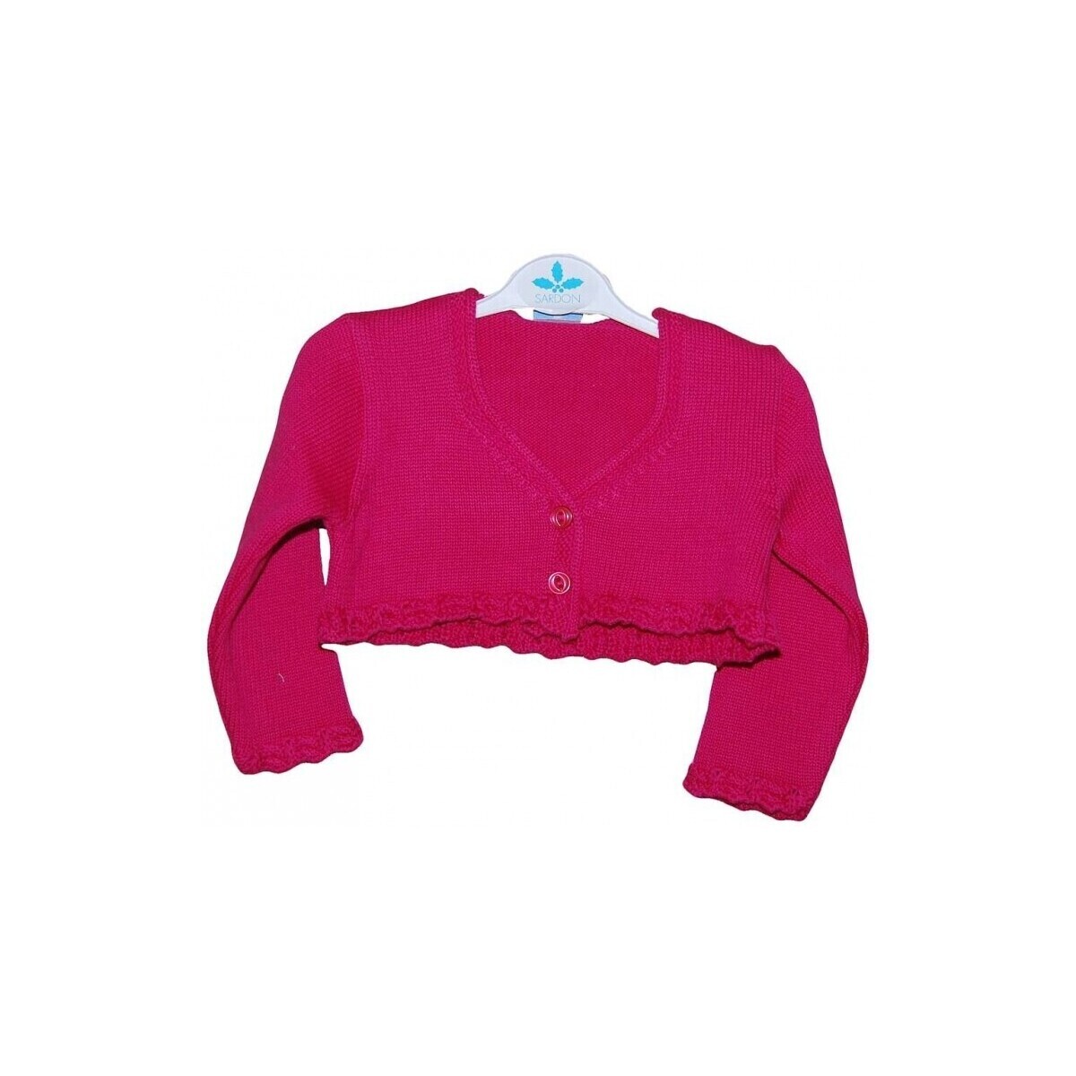 vaatteet Paksu takki Sardon 21429-1 Vaaleanpunainen