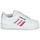 kengät Tytöt Matalavartiset tennarit adidas Originals CONTINENTAL 80 STRI J Valkoinen / Vaaleanpunainen