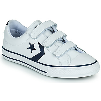kengät Lapset Matalavartiset tennarit Converse STAR PLAYER 3V BACK TO SCHOOL OX Valkoinen / Sininen