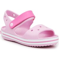 kengät Tytöt Sandaalit ja avokkaat Crocs Crocband Sandal Kids12856-6GD Vaaleanpunainen