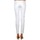 vaatteet Naiset Slim-farkut Calvin Klein Jeans JEAN BLANC BORDURE ARGENTEE Valkoinen