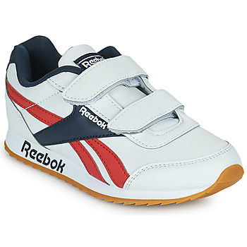 kengät Lapset Matalavartiset tennarit Reebok Classic REEBOK ROYAL CLJOG 2 2V Valkoinen / Laivastonsininen / Punainen