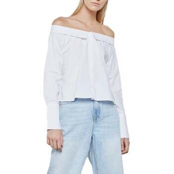 Only Off Shoulders Bambi Top - Bright White Valkoinen