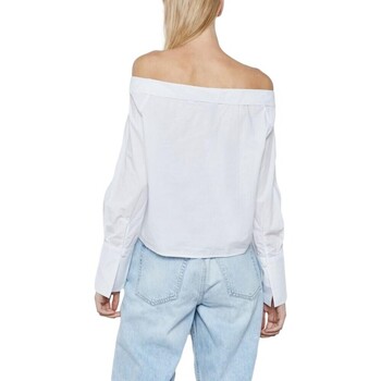 Only Off Shoulders Bambi Top - Bright White Valkoinen
