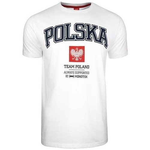 vaatteet Miehet Lyhythihainen t-paita Monotox Polska College Valkoinen