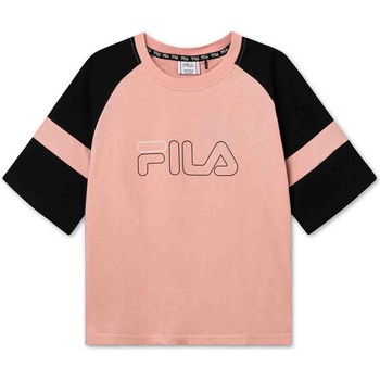 vaatteet Lapset Lyhythihainen t-paita Fila 683330 Vaaleanpunainen
