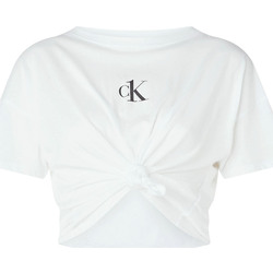 vaatteet Naiset Topit / Puserot Calvin Klein Jeans KW0KW01366 Valkoinen