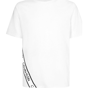 vaatteet Miehet T-paidat & Poolot Calvin Klein Jeans 00GMS1K263 Valkoinen