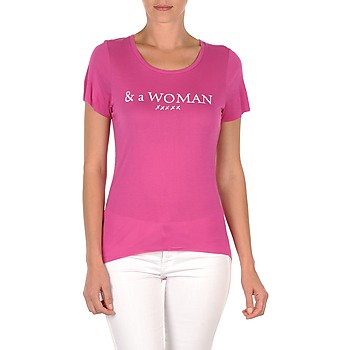 vaatteet Naiset Lyhythihainen t-paita School Rag TEMMY WOMAN Violetti