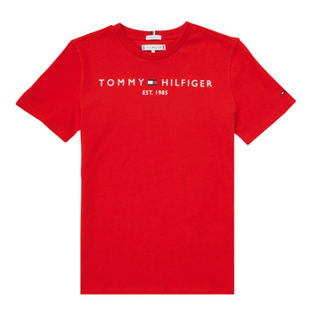 vaatteet Lapset Lyhythihainen t-paita Tommy Hilfiger AIXOU Punainen