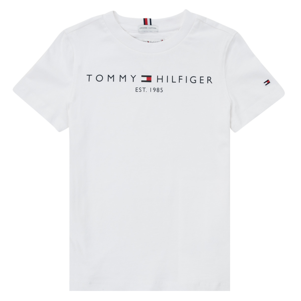 vaatteet Lapset Lyhythihainen t-paita Tommy Hilfiger SELINERA Valkoinen