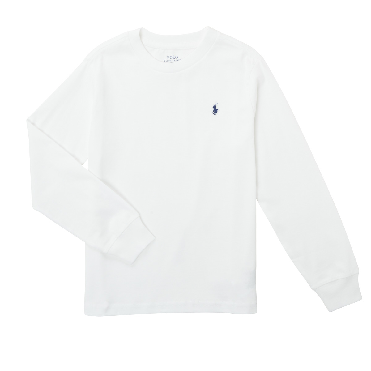 vaatteet Lapset T-paidat pitkillä hihoilla Polo Ralph Lauren KEMILO Valkoinen