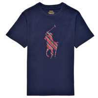 vaatteet Pojat Lyhythihainen t-paita Polo Ralph Lauren GUILIA Laivastonsininen