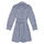 vaatteet Tytöt Lyhyt mekko Polo Ralph Lauren LIVIA Laivastonsininen / Valkoinen