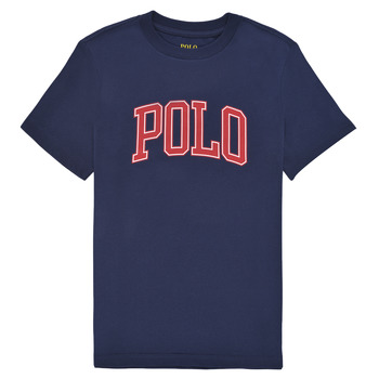 vaatteet Tytöt Lyhythihainen t-paita Polo Ralph Lauren MALIKA Laivastonsininen