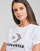 vaatteet Naiset Lyhythihainen t-paita Converse STAR CHEVRON HYBRID FLOWER INFILL CLASSIC TEE Valkoinen