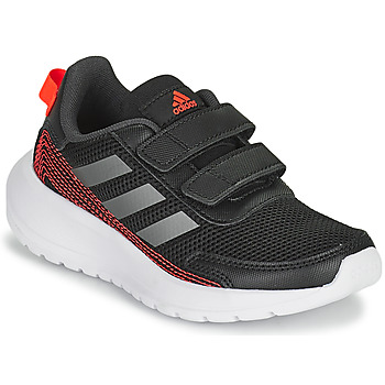 kengät Pojat Juoksukengät / Trail-kengät adidas Performance TENSAUR RUN C Musta / Punainen