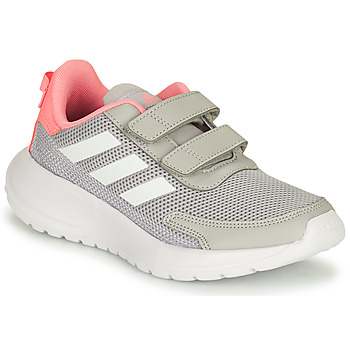 kengät Tytöt Juoksukengät / Trail-kengät adidas Performance TENSAUR RUN C Harmaa / Vaaleanpunainen