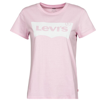 vaatteet Naiset Lyhythihainen t-paita Levi's THE PERFECT TEE Violetti / Clear