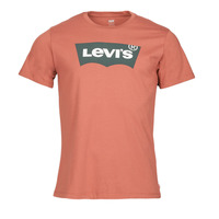 vaatteet Miehet Lyhythihainen t-paita Levi's HOUSEMARK GRAPHIC TEE Viininpunainen