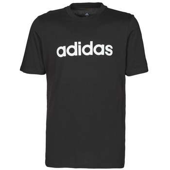 vaatteet Miehet Lyhythihainen t-paita Adidas Sportswear M LIN SJ T Musta