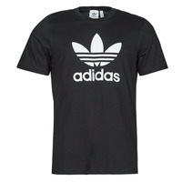 vaatteet Miehet Lyhythihainen t-paita adidas Originals TREFOIL T-SHIRT Musta