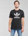 vaatteet Miehet Lyhythihainen t-paita adidas Originals TREFOIL T-SHIRT Musta