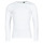 vaatteet Miehet T-paidat pitkillä hihoilla G-Star Raw BASE R T LS 1-PACK Valkoinen