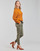 vaatteet Naiset Chino-housut / Porkkanahousut Le Temps des Cerises LIDY900 Khaki