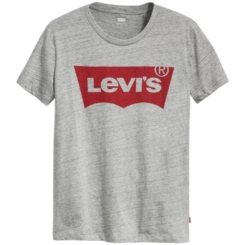 vaatteet Naiset Lyhythihainen t-paita Levi's The Perfect Tee Harmaa
