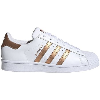 kengät Naiset Matalavartiset tennarit adidas Originals Superstar W Valkoinen
