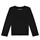 vaatteet Tytöt T-paidat pitkillä hihoilla Karl Lagerfeld AMETHYSTE Musta