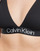Alusvaatteet Naiset Kolmiorintaliivit / Kaarituettomat rintaliivit Calvin Klein Jeans LGHT LINED TRIANGLE Musta