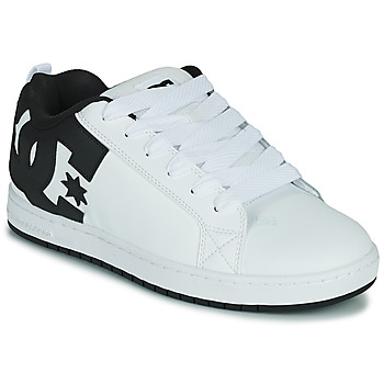 kengät Miehet Skeittikengät DC Shoes COURT GRAFFIK Valkoinen / Musta