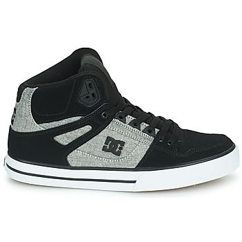 DC Shoes PURE HIGH-TOP WC Musta / Harmaa