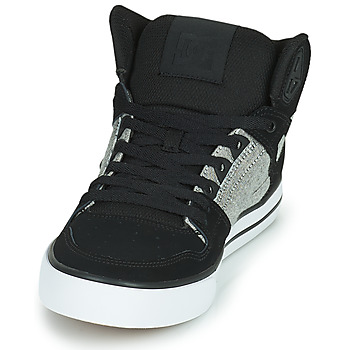 DC Shoes PURE HIGH-TOP WC Musta / Harmaa