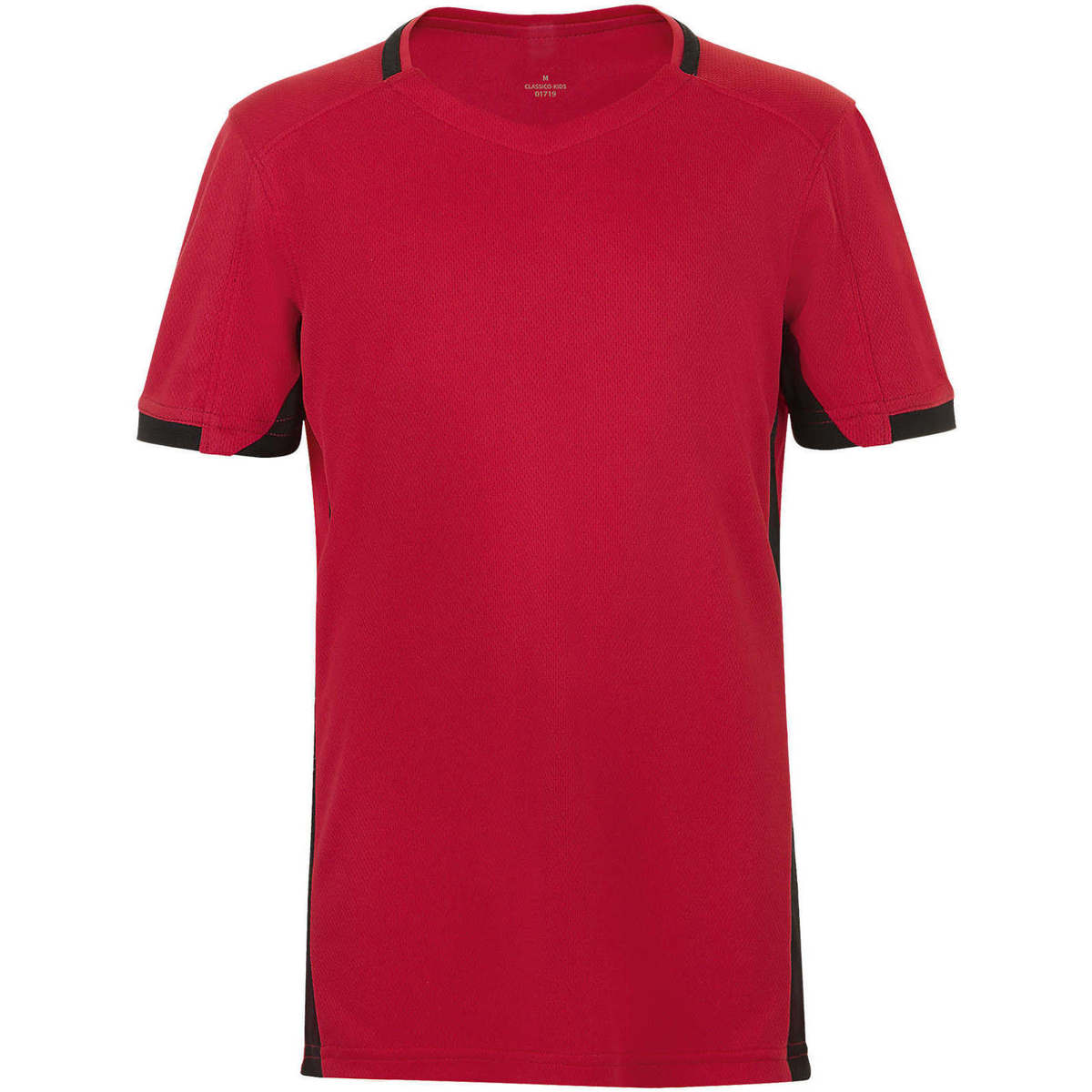 vaatteet Lapset Lyhythihainen t-paita Sols CLASSICO KIDS Rojo Negro Punainen