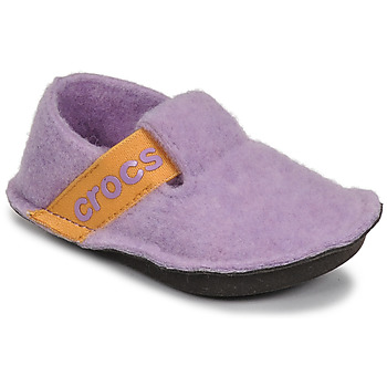 kengät Tytöt Tossut Crocs CLASSIC SLIPPER K Violetti / Keltainen