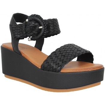 kengät Naiset Sandaalit ja avokkaat Inuovo 123035 Cuir Femme Noir Musta