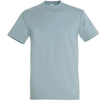 vaatteet Naiset Lyhythihainen t-paita Sols IMPERIAL camiseta color azul glaciar Sininen